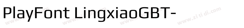PlayFont LingxiaoGBT字体转换